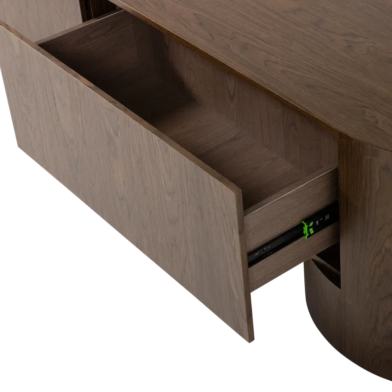 Tv-bänk Velari 200 cm - Brun - Möbler - Tv möbel & mediamöbel - TV skåp