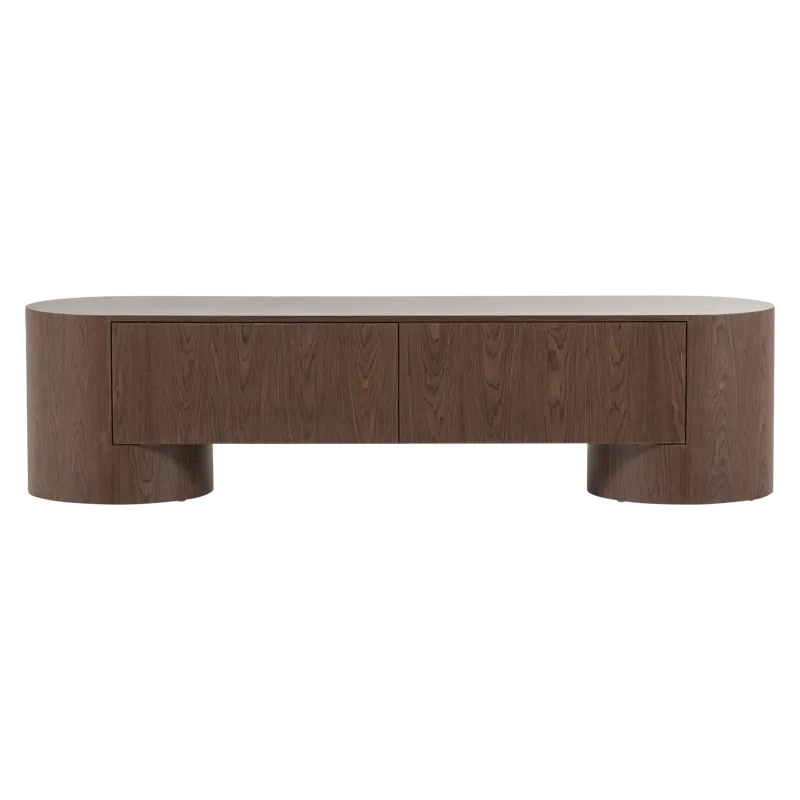 Tv-bänk Velari 200 cm - Brun - Möbler - Tv möbel & mediamöbel - TV skåp