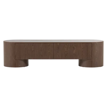 Tv-bänk Velari 200 cm - Brun - Möbler - Tv möbel & mediamöbel - TV bänk & mediabänk