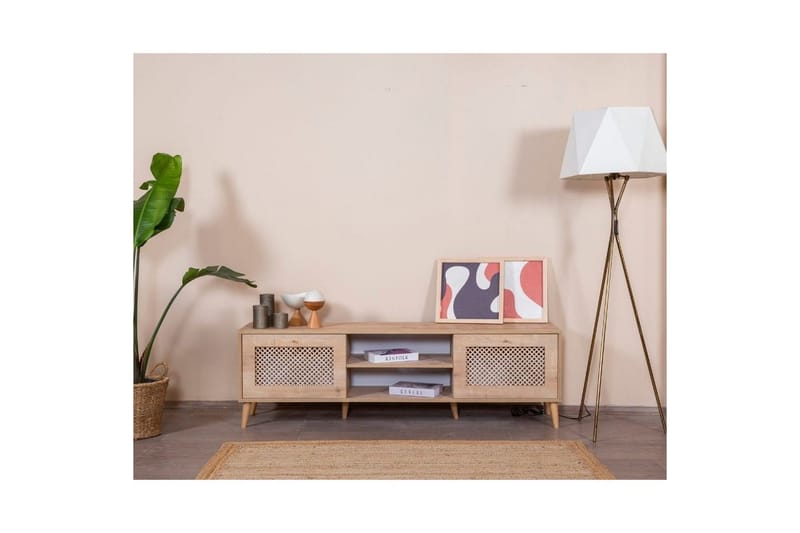 TV-bänk Velin Ek - Ek - Möbler - Tv möbel & mediamöbel - TV bänk & mediabänk