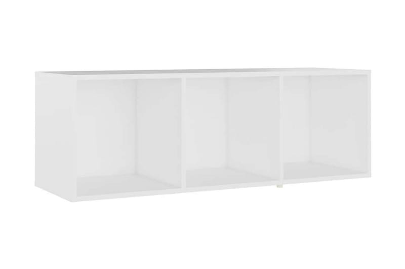 TV-bänk vit 107x35x37 cm spånskiva - Vit - Möbler - Tv möbel & mediamöbel - TV bänk & mediabänk