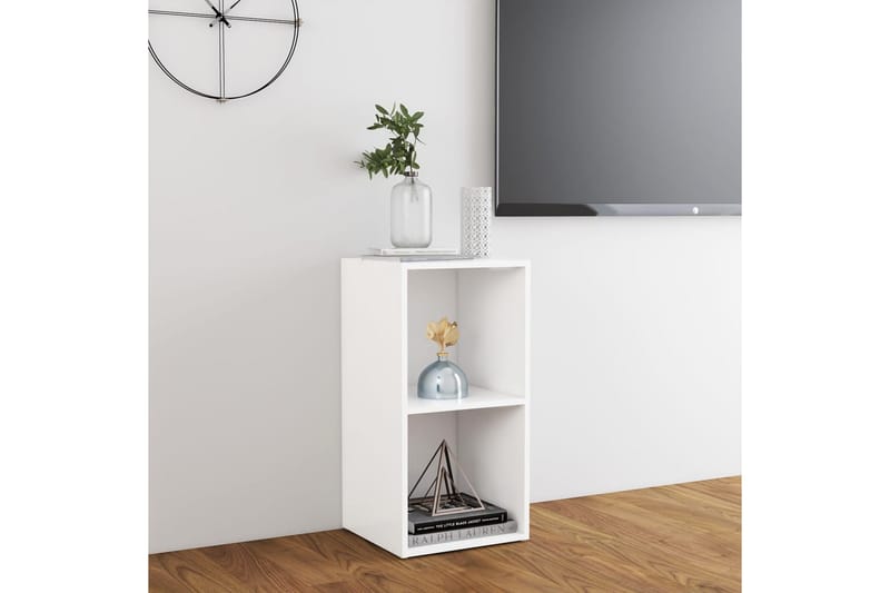 TV-bänk vit 72x35x36,5 cm spånskiva - Vit - Möbler - Tv möbel & mediamöbel - TV bänk & mediabänk