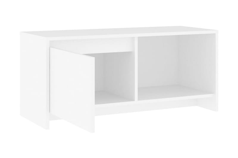 TV-bänk vit 90x35x40 cm - Vit - Möbler - Tv möbel & mediamöbel - TV bänk & mediabänk