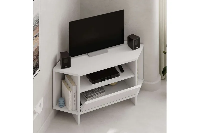 TV-bänk Viva Vit - Vit - Möbler - Tv möbel & mediamöbel - TV bänk & mediabänk