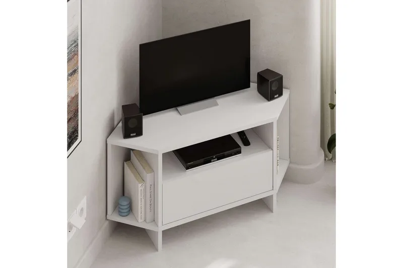 TV-bänk Viva Vit - Vit - Möbler - Tv möbel & mediamöbel - TV bänk & mediabänk