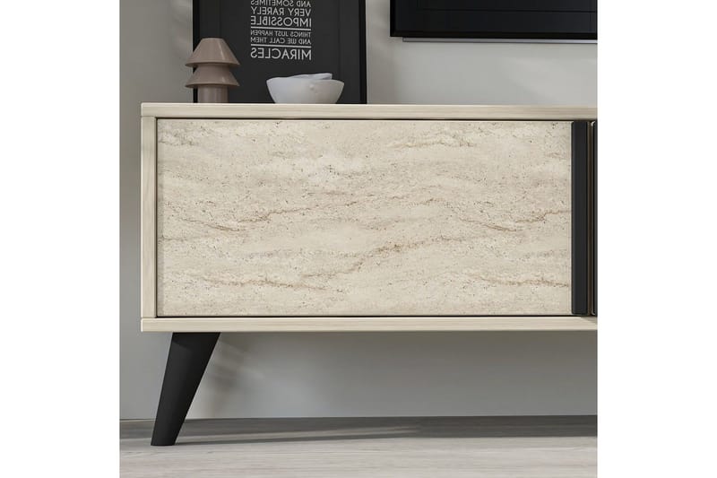 TV-bänk Ythmere Travertin - Travertin - Möbler - Tv möbel & mediamöbel - TV bänk & mediabänk