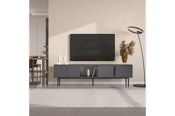 TV-bänk Zeiran Antracit - Antracit - Möbler - Tv möbel & mediamöbel - TV bänk & mediabänk