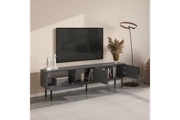 TV-bänk Zeiran Antracit - Antracit - Möbler - Tv möbel & mediamöbel - TV bänk & mediabänk
