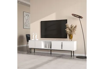 TV-bänk Zeiran Vit - Vit - Möbler - Tv möbel & mediamöbel - TV bänk & mediabänk