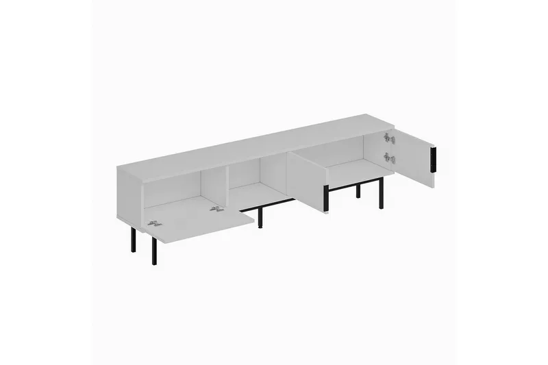 TV-bänk Zeiran Vit - Vit - Möbler - Tv möbel & mediamöbel - TV bänk & mediabänk