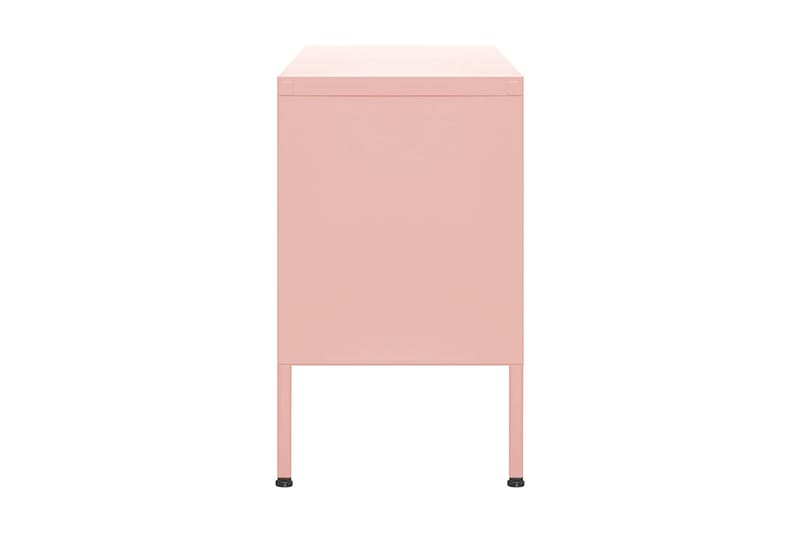 Tv-bänk pink 105x35x50 cm stål - Rosa - TV bänk & mediabänk