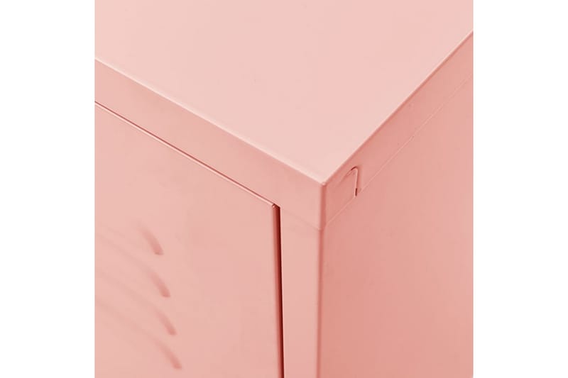 Tv-bänk pink 105x35x50 cm stål - Rosa - TV bänk & mediabänk