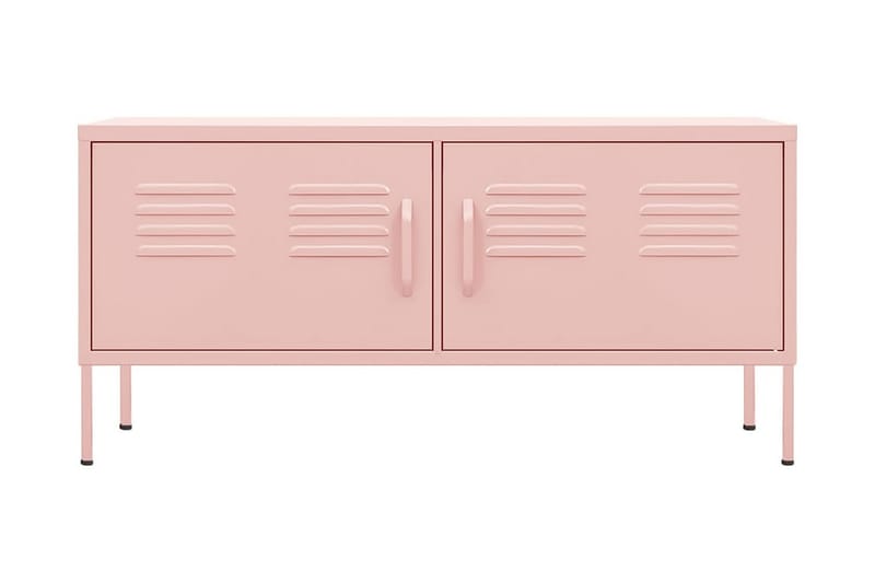 Tv-bänk pink 105x35x50 cm stål - Rosa - Möbler - Tv möbel & mediamöbel - TV bänk & mediabänk
