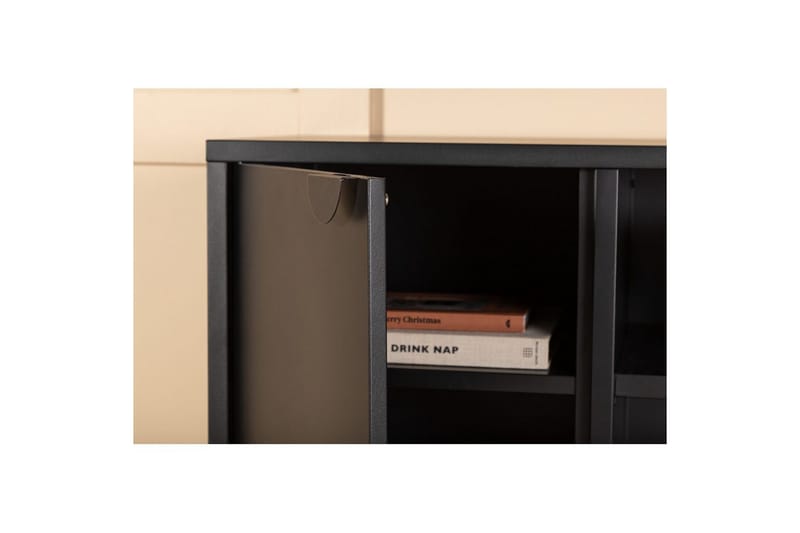 TV-bänk Piring - Svart - Möbler - Tv möbel & mediamöbel - TV bänk & mediabänk