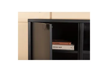 TV-bänk Piring - Svart - Möbler - Tv möbel & mediamöbel - TV bänk & mediabänk