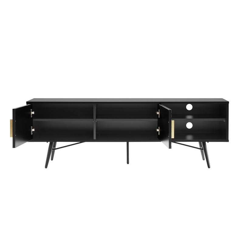TV-bänk Pixar 150x40x50 cm - svart - Möbler - Tv möbel & mediamöbel - TV bänk & mediabänk