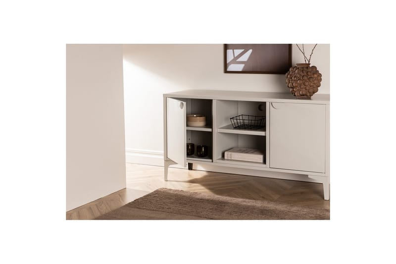 TV-bänk Piring - Beige - Möbler - Tv möbel & mediamöbel - Mediastativ & väggfäste