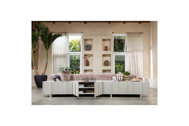 TV-enhet Basu - Damm, 152 cm - Möbler - Tv möbel & mediamöbel - TV skåp