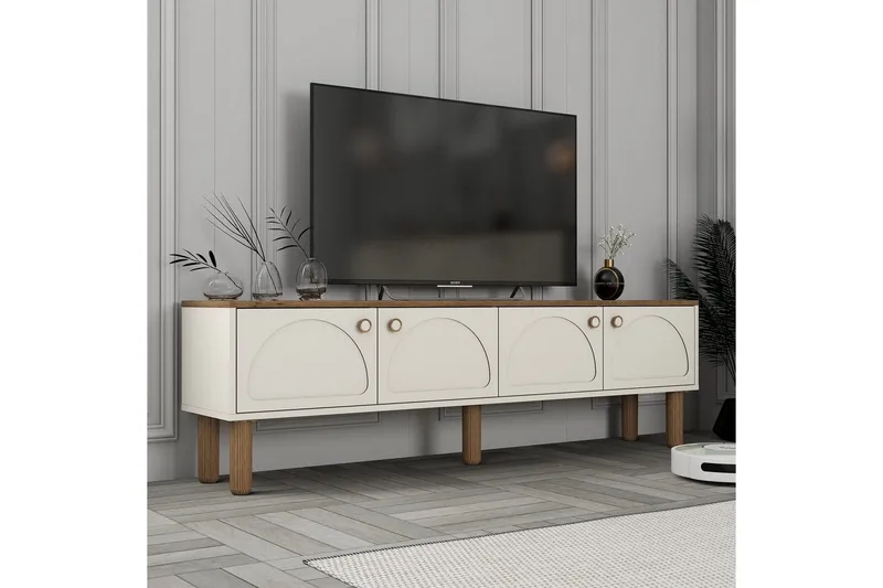 TV-enhet Cool Grädde - Grädde - Möbler - Tv möbel & mediamöbel - TV bänk & mediabänk