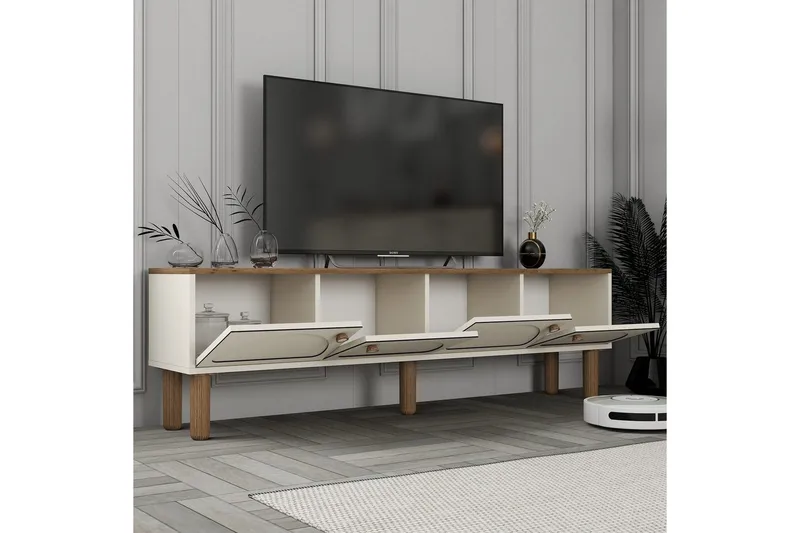 TV-enhet Cool Grädde - Grädde - Möbler - Tv möbel & mediamöbel - TV bänk & mediabänk