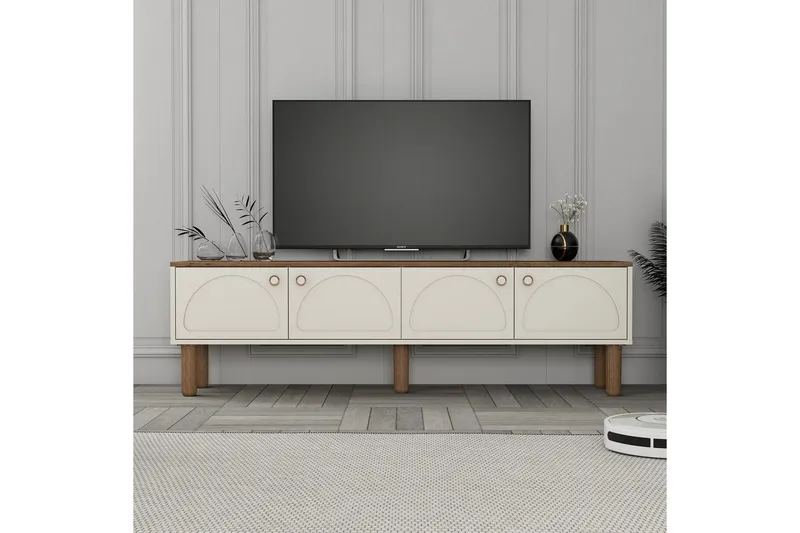 TV-enhet Cool Grädde - Grädde - Möbler - Tv möbel & mediamöbel - TV bänk & mediabänk