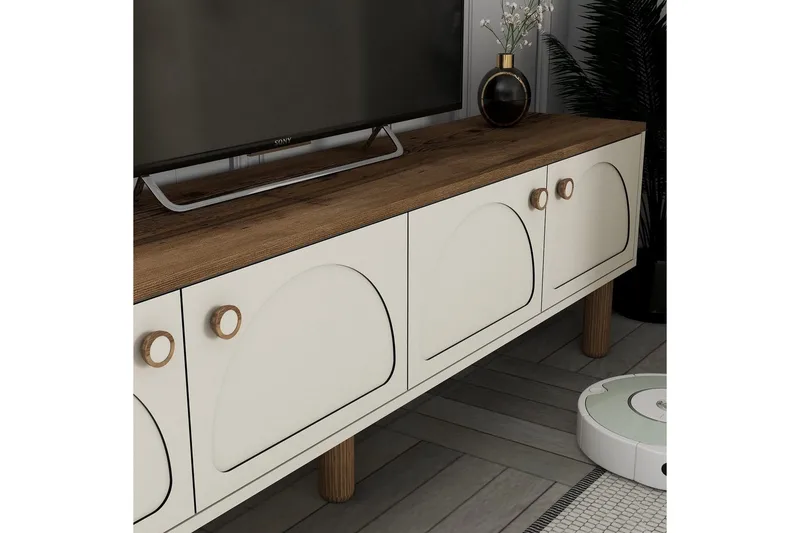 TV-enhet Cool Grädde - Grädde - Möbler - Tv möbel & mediamöbel - TV bänk & mediabänk