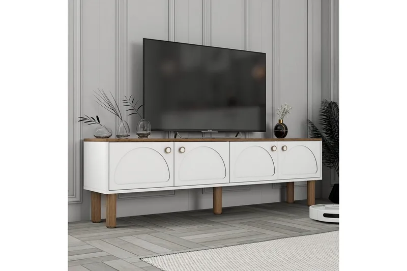 TV-enhet Cool Vit - Vit - Möbler - Tv möbel & mediamöbel - TV bänk & mediabänk