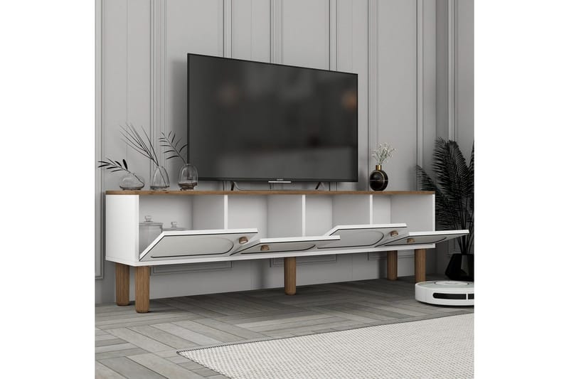 TV-enhet Cool Vit - Vit - Möbler - Tv möbel & mediamöbel - TV bänk & mediabänk