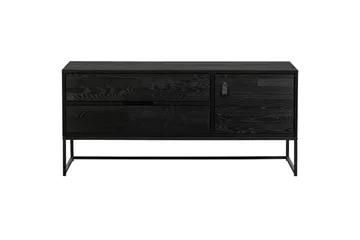 TV-enhet Silas - Blacknight, Ask, 120 cm - Möbler - Tv möbel & mediamöbel - TV bänk & mediabänk