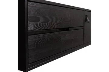 TV-enhet Silas - Blacknight, Ask, 120 cm - Möbler - Tv möbel & mediamöbel - TV bänk & mediabänk