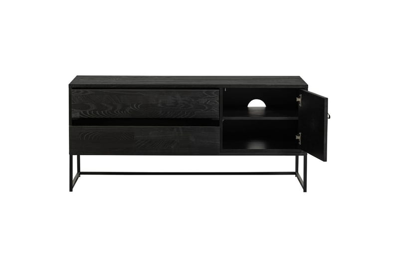 TV-enhet Silas - Blacknight, Ask, 120 cm - Möbler - Tv möbel & mediamöbel - TV bänk & mediabänk