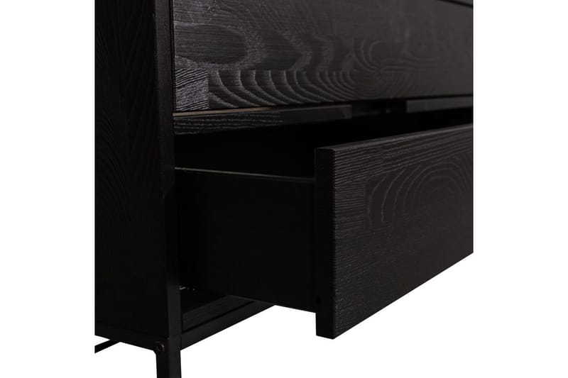 TV-enhet Silas - Blacknight, Ask, 120 cm - Möbler - Tv möbel & mediamöbel - TV bänk & mediabänk