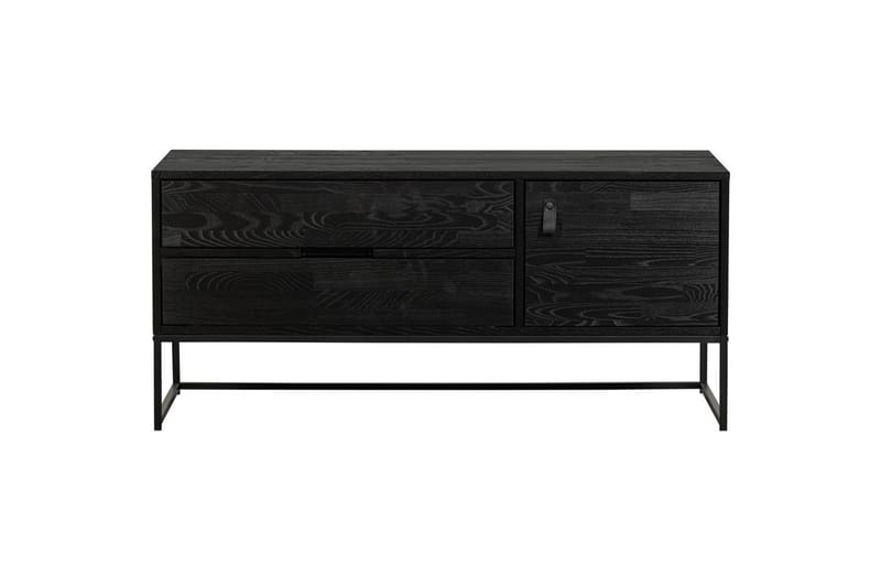TV-enhet Silas - Blacknight, Ask, 120 cm - Möbler - Tv möbel & mediamöbel - TV bänk & mediabänk