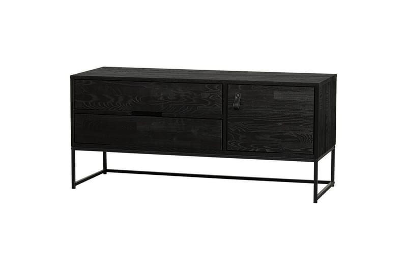 TV-enhet Silas, Blacknight, Ask, 120 cm