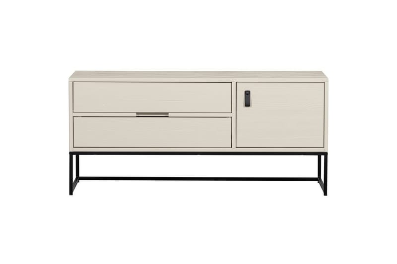 TV-enhet Silas - Damm, Borstat furu, 120 cm - Möbler - Tv möbel & mediamöbel - TV bänk & mediabänk