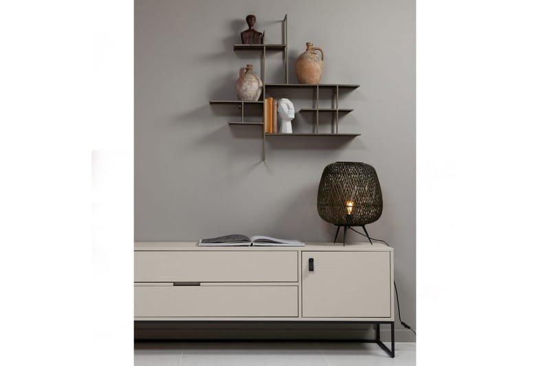 TV-enhet Silas - Damm, Borstat furu, 180 cm - Möbler - Tv möbel & mediamöbel - TV bänk & mediabänk