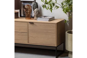 TV-enhet Silas - Ek, Ek, 180 cm - Möbler - Tv möbel & mediamöbel - TV bänk & mediabänk