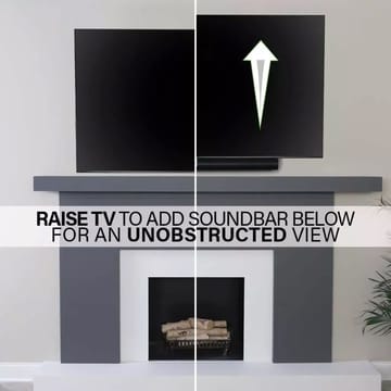 TV-Fäste Sanus 4D Max Vesa 400x400 32-65 Full Motion - Svart - Möbler - Tv möbel & mediamöbel - Mediastativ & väggfäste