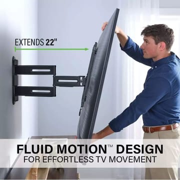 TV-Fäste Sanus 4D Max Vesa 400x400 32-65 Full Motion - Svart - Möbler - Tv möbel & mediamöbel - Mediastativ & väggfäste