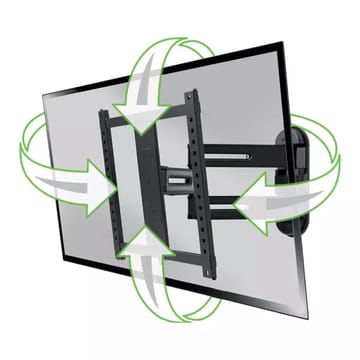 TV-Fäste Sanus 4D Max Vesa 400x400 32-65 Full Motion - Svart - Möbler - Tv möbel & mediamöbel - Mediastativ & väggfäste