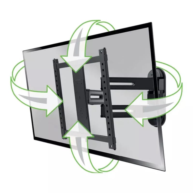 TV-Fäste Sanus 4D Max Vesa 400x400 32-65 Full Motion - Svart - Möbler - Tv möbel & mediamöbel - Mediastativ & väggfäste