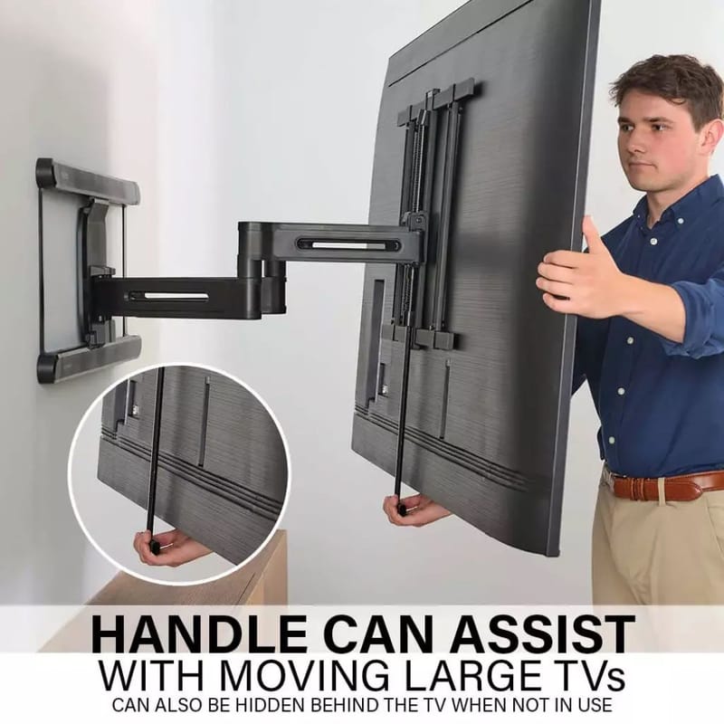 TV-Fäste Sanus 4D Max Vesa 600x400 42-90 Full Motion - Svart - Möbler - Tv möbel & mediamöbel - Mediastativ & väggfäste