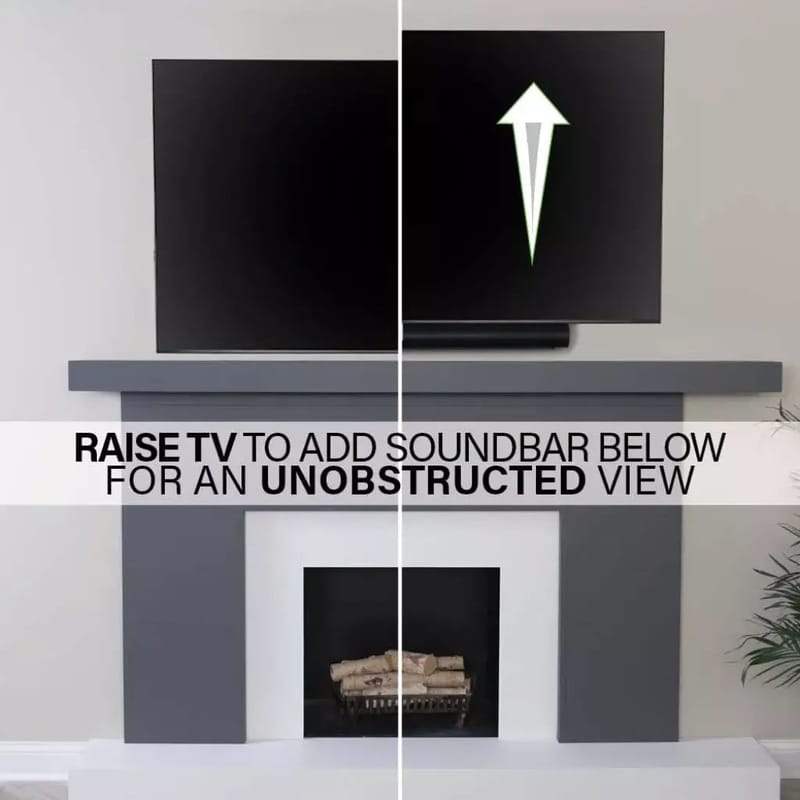 TV-Fäste Sanus 4D Max Vesa 600x400 42-90 Full Motion - Svart - Möbler - Tv möbel & mediamöbel - Mediastativ & väggfäste