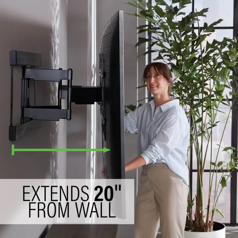 TV-Fäste Sanus Max Vesa 600x450 40-90 Full Motion - Svart - Möbler - Tv möbel & mediamöbel - Mediastativ & väggfäste