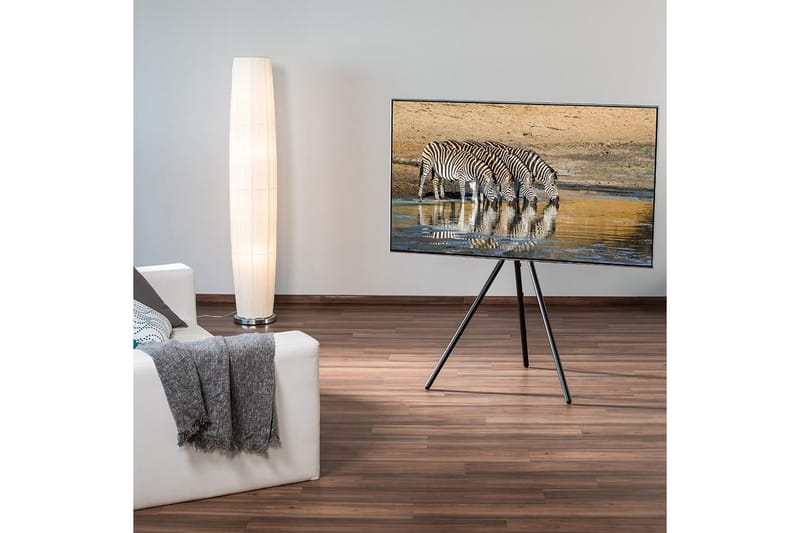 TV Golvstativ Hama Design Upp till 75 Svart - Svart - Möbler - Tv möbel & mediamöbel - Mediastativ & väggfäste