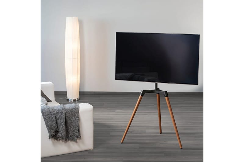 TV Golvstativ Hama Stafflidesign Upp till 65 - Beige||Svart - Möbler - Tv möbel & mediamöbel - Mediastativ & väggfäste