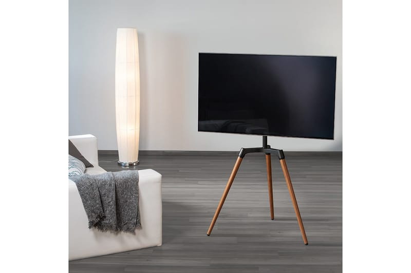 TV Golvstativ Hama Stafflidesign Upp till 65 - Beige||Svart - Möbler - Tv möbel & mediamöbel - Mediastativ & väggfäste