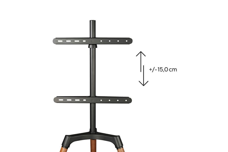 TV Golvstativ Hama Stafflidesign Upp till 65 - Beige||Svart - Möbler - Tv möbel & mediamöbel - Mediastativ & väggfäste