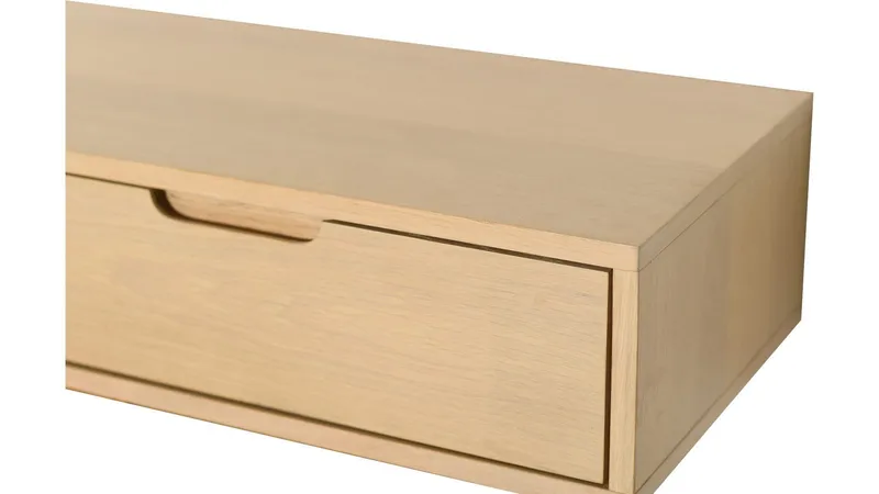 TV-hylla Torsen 110 cm - Vitpigmenterad ek - Möbler - Tv möbel & mediamöbel - TV hylla