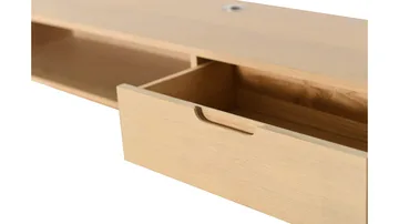 TV-hylla Torsen 110 cm - Vitpigmenterad ek - Möbler - Tv möbel & mediamöbel - TV hylla